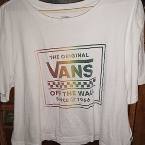 Vans White Graphic T-Shirt